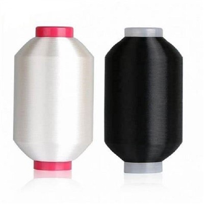 Raw White And Blcak 100% Nylon Hot Melt Yarn